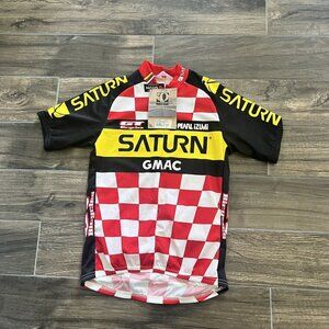 CLARA HUGHES TREK SATURN CYCLING JERSEY Medium